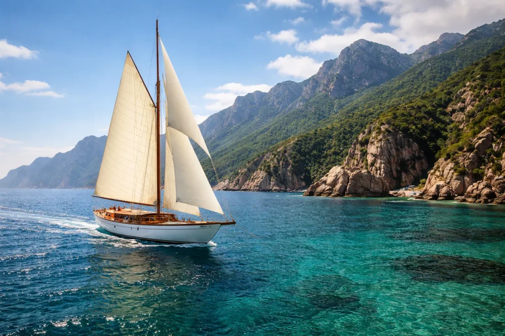 Découvrez la beauté sauvage de la Corse lors d'une croisière inoubliable en voilier.