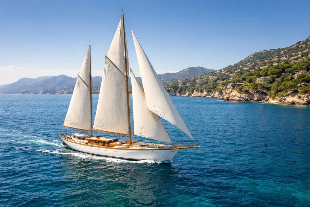 Découvrez nos conseils pour une première croisière inoubliable à Cannes sur un voilier de tradition.